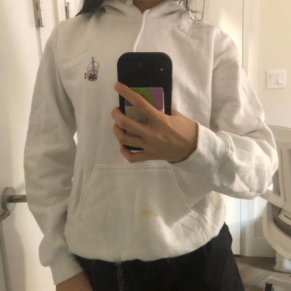 Hoodie with boba design - Picture 1 of 3